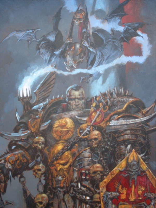 Adrian Smith Chaos Lord In Sander Sander S Painted Art Comic Art